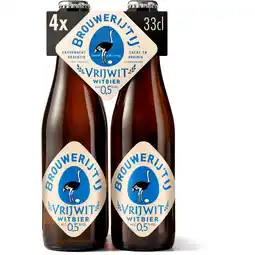 Albert Heijn Brouwerij 't IJ Vrijwit 0.5% 4-pack aanbieding