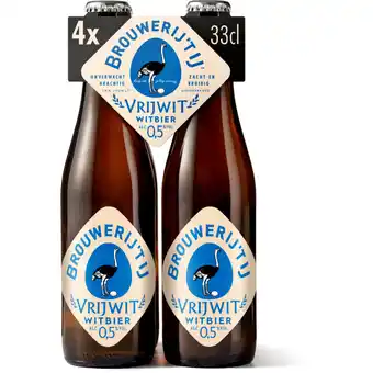 Albert Heijn Brouwerij 't IJ Vrijwit 0.5% 4-pack aanbieding