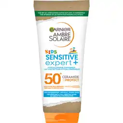 Albert Heijn Ambre Solaire Kids sensitive expert+ zonnemelk spf50+ aanbieding