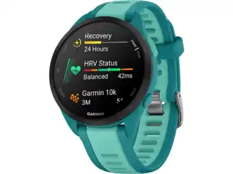 MediaMarkt Garmin Forerunner 165 Music Smartwatch Turquoise aanbieding