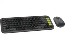 MediaMarkt Logitech Pop Icon Combo Draadloos Toetsenbord En Muis Zwart aanbieding