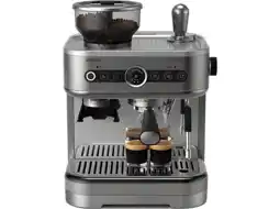 MediaMarkt Philips Barista Brew PSa3228/01 Semi-automatische Espressomachine Zilver aanbieding