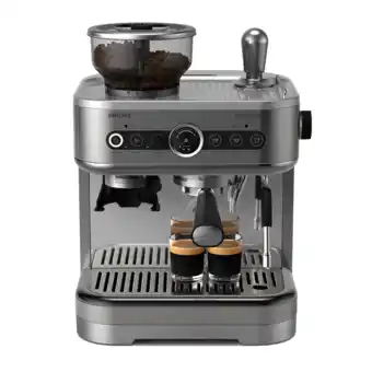 MediaMarkt Philips Barista Brew PSa3228/01 Semi-automatische Espressomachine Zilver aanbieding