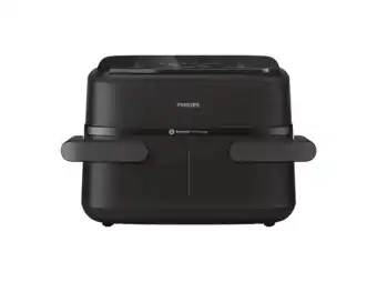 MediaMarkt Philips Na154/00 Dual Basket Airfryer Zwart aanbieding