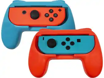 MediaMarkt Qware Grips Voor Nintendo Switch - Blauw/rood aanbieding