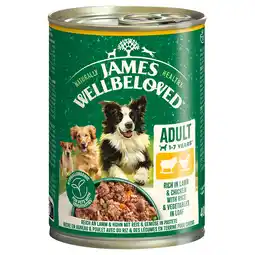 Zooplus 6x400g James Wellbeloved Adult Hond Hypoallergeen Lam en Kip in paté natvoer voor honden aanbieding