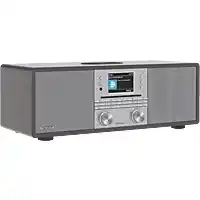 Bol.com TechniSat DIGITRADIO 650 internet radio - DAB+ - FM - Bluetooth - Wi-Fi - Antraciet/Zilver aanbieding