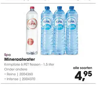 HANOS Spa Mineraalwater aanbieding
