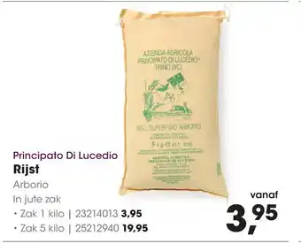 HANOS Principato Di Lucedio Rijst Arborio aanbieding