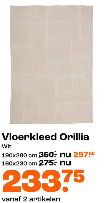 Kwantum Vloerkleed Orillia aanbieding