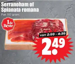 Dirk Serranoham of Spianata romana aanbieding