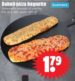 Dirk Boboli pizza baguette aanbieding