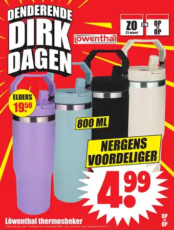 Dirk Löwenthal thermosbeker aanbieding