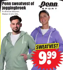 Dirk Penn sweatvest aanbieding