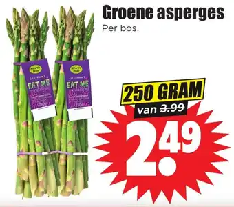 Dirk Groene asperges aanbieding