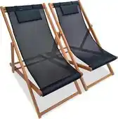 Bol.com sweeek - Strandstoel creus set van 2 aanbieding