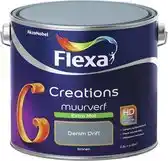 Praxis Flexa muurverf Creations extra mat denim drift 2,5L aanbieding