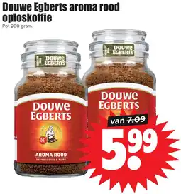 Dirk Douwe Egberts aroma rood oploskoffie aanbieding