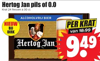 Dirk Hertog Jan pils of 0.0 aanbieding