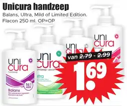 Dirk Unicura handzeep aanbieding