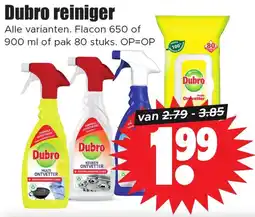 Dirk Dubro reiniger aanbieding