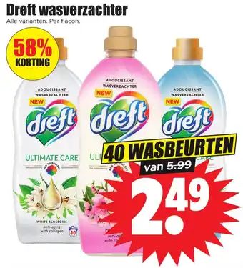 Dirk Dreft wasverzachter aanbieding