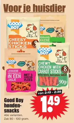 Dirk Good Boy hondensnacks aanbieding