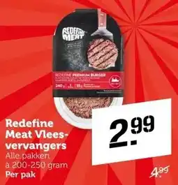 Coop Redefine Meat Vleesvervangers aanbieding