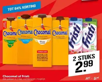 Coop Chocomel of Fristi aanbieding