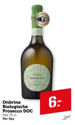 Coop Onbrina Biologische Prosecco DOC aanbieding