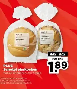 PLUS PLUS Schotel eierkoeken aanbieding