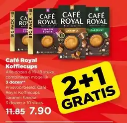 PLUS Café Royal Koffiecups aanbieding