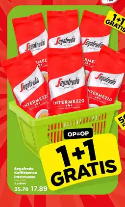 PLUS Segafredo Koffiebonen intermezzo aanbieding