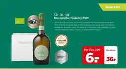 PLUS Onbrina Biologische Prosecco DOC aanbieding