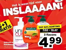 PLUS Unicura of Pak Handzeep aanbieding