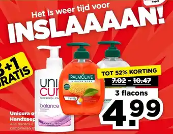 PLUS Unicura of Pak Handzeep aanbieding