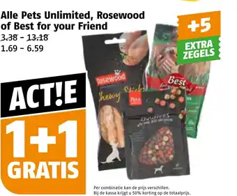 Poiesz Alle Pets Unlimited, Rosewood of Best for your Friend aanbieding