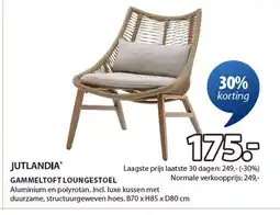 Jysk GAMMELTOFT LOUNGESTOEL aanbieding