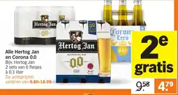 Albert Heijn Alle Hertog Jan en Corona 0.0 aanbieding