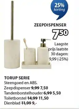 Jysk TORUP SERIE aanbieding