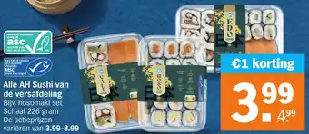 Albert Heijn AH Sushi van de versafdeling aanbieding