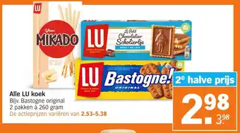 Albert Heijn LU koek aanbieding