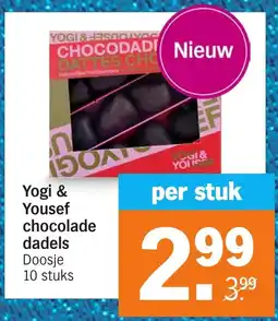 Albert Heijn Yogi & Yousef chocolade dadels aanbieding