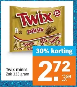 Albert Heijn Twix mini's aanbieding