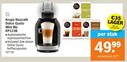 Albert Heijn Krups Nescafé Dolce Gusto Mini Me KP123B aanbieding