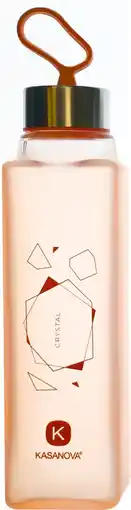 Bol.com Glazen waterfles Pure 420 ml Kasanova Rose aanbieding