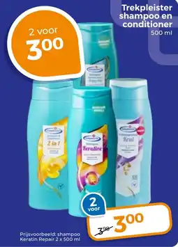 Trekpleister Trekpleister shampoo en conditioner aanbieding