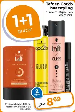 Trekpleister Hairstyle Taft en Got2b haarstyling aanbieding