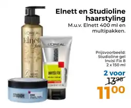 Trekpleister Elnett en Studioline haarstyling aanbieding