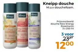 Trekpleister Kneipp douche aanbieding